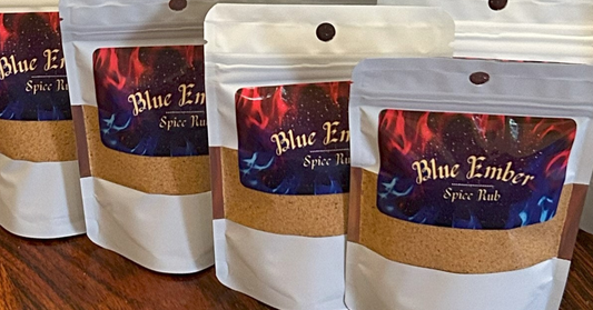 4 bags of Blue Ember Spice Rub